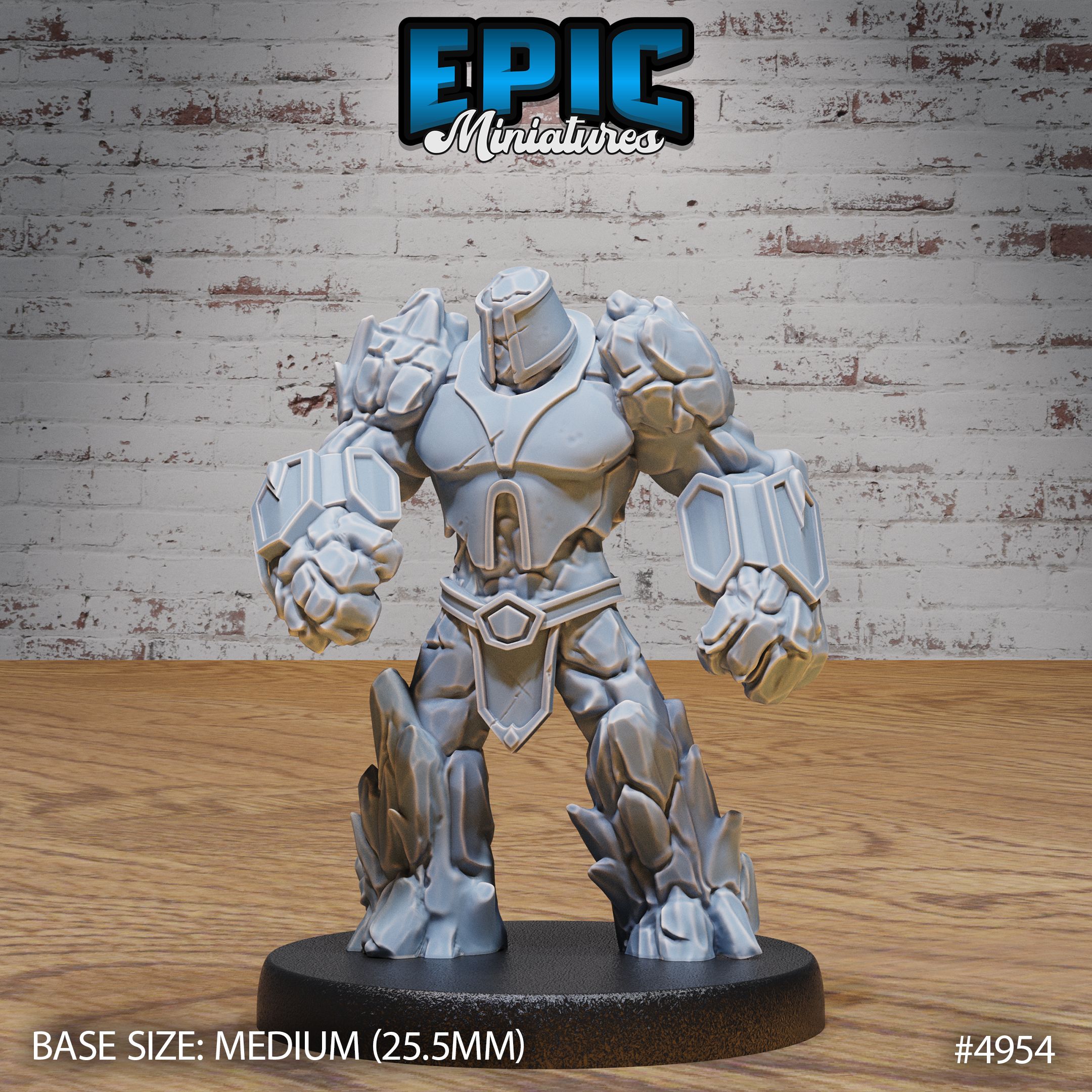 Myrmidon Earth / Humanoid Elemental Creature / Ancient Warrior / Giant Rock Monster / Stone Element Primordial / Evil Mine Beast / Mountain Guard / Nature Encounter